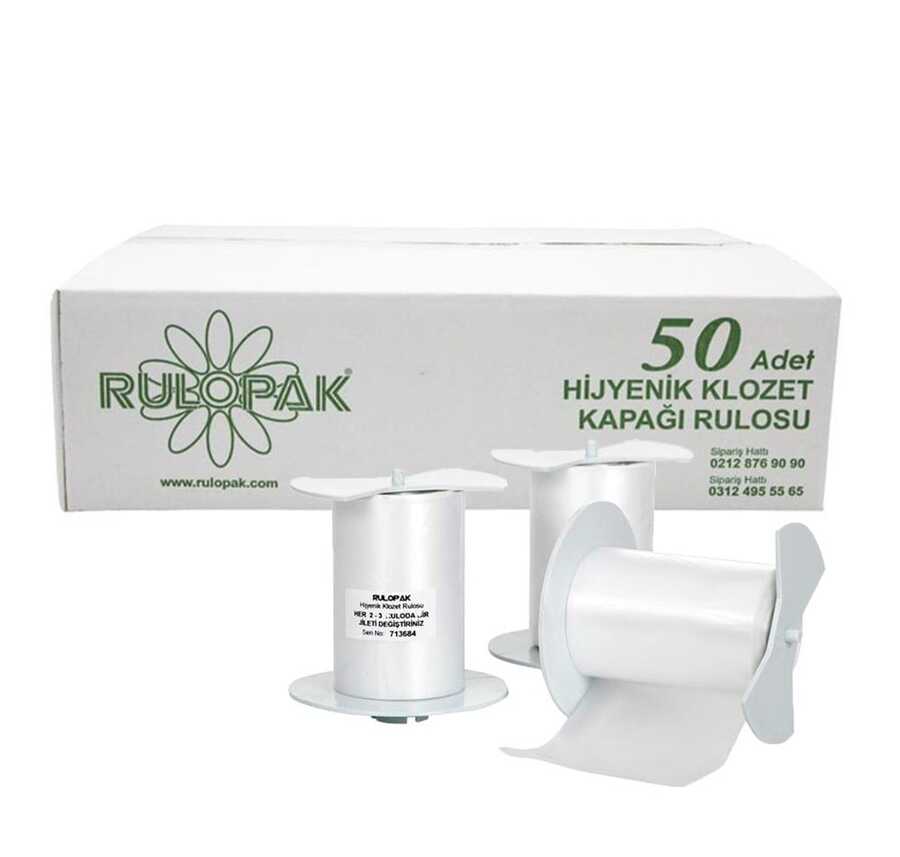 Rulopak Klozet Kapağı Rulosu Sensörlü Hijyenik 50 Li Koli 100101