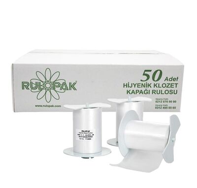 Rulopak Klozet Kapağı Rulosu Sensörlü Hijyenik 50 li KOLİ 100101