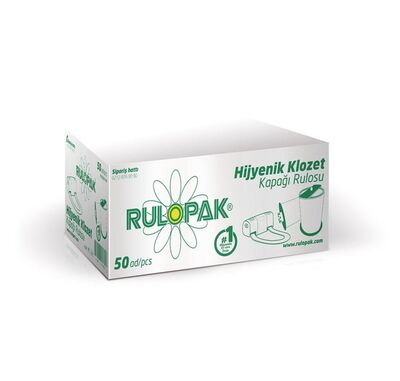 Rulopak Klozet Kapağı Rulosu Sensörlü Hijyenik 50 li KOLİ 100101
