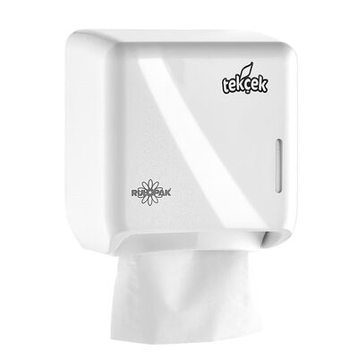 Rulopak Mini Tekçek Tuvalet Kağıdı Dispanseri Beyaz | 303516