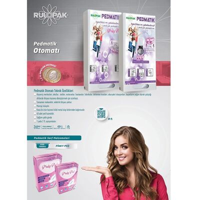 Rulopak Pedmatik Otomat Pedi 120 li R-3000P