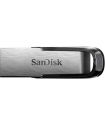 Sandisk SDCZ73-128G-G46 128GB Ultra Flair Metal 3.0 USB Flash Bellek Black - Thumbnail
