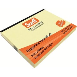 Sarff - Sarff 100X75m Sarı Yapışkanlı Not Kağıdı - 100yp