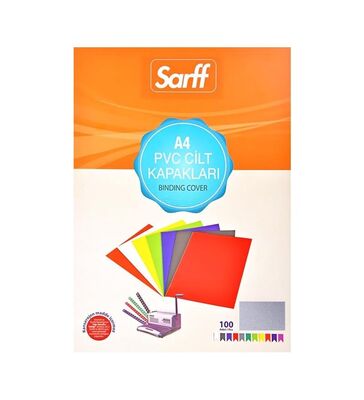 Sarff Cilt Kapağı A4 450mic Pvc Buzlu 50 Adet 15201105