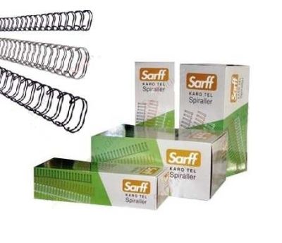 Sarff Karo Tel Spiral Kutu 3/8-7.9mm Gümüş