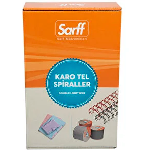 Sarff Karotel 9/16 Gümüş 50 Adet