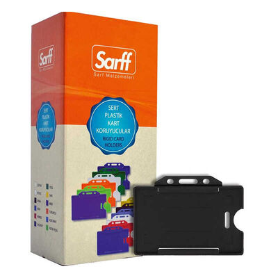 Sarff Kart Kabı Sert Siyah 50 li 15323012