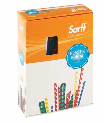 Sarff Spiral 20mm Kırmızı Delux 100 Adet 15312054