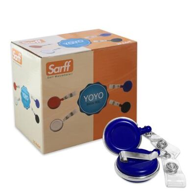 Sarff Yoyo Yuvarlak Kancalı Mavi Eko 25 Adet 15311049