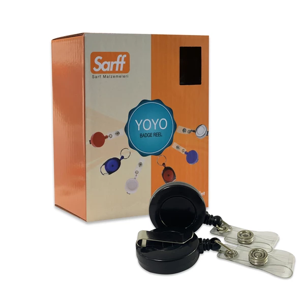 Sarff Yoyo Yuvarlak Kancalı Siyah Eko 25 li 15311046
