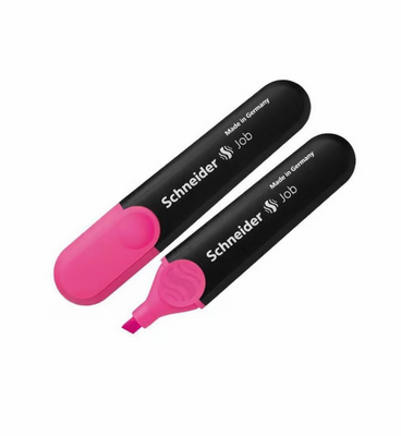 Schneider Fosforlu Kalem Job Pembe 