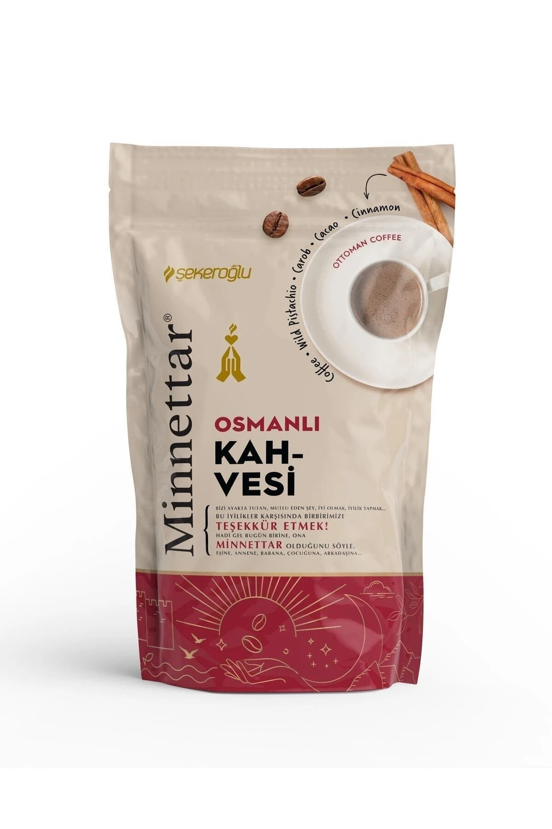Şekeroğlu Osmanlı Kahvesi Minnettar 165gr