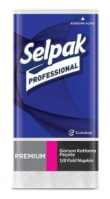 Selpak Professional Garson Katlama Peçete 40x40 Beyaz 50li