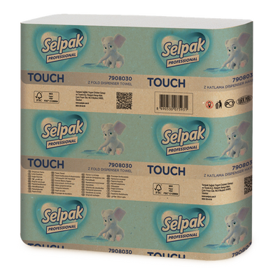 Selpak Havlu Professional Touch Z Katlı 12x200 lü - 1