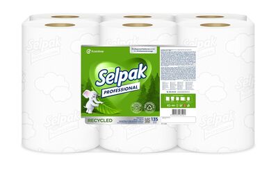 Selpak Havlu Sensörlü 21cm 135 mt 6 Rulo Geri Dönüşümlü 7907034