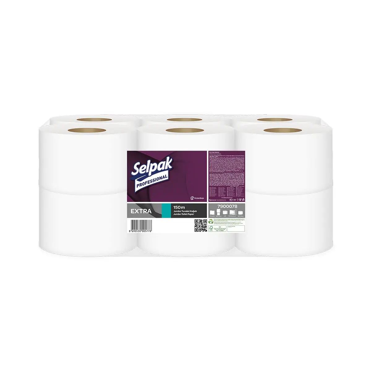 Selpak - Selpak Professional Extra Jumbo Tuvalet Kağıdı 12li Selpak - Selpak Professional Extra Jumbo Tuvalet Kağıdı 12li