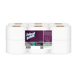 Selpak - Selpak Professional Extra Jumbo Tuvalet Kağıdı 85mt 12li Selpak - Selpak Professional Extra Jumbo Tuvalet Kağıdı 85mt 12li