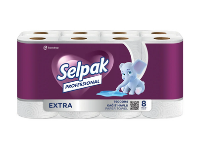 Selpak Professionel Extra Rulo Havlu 8li