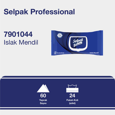 Selpak Professional Islak Mendil 60lı