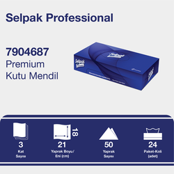 Selpak Professional Kutu Mendil 18x21cm 50li  - 2
