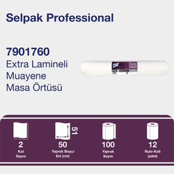 Selpak Professional Lamineli Muayene Masa Örtüsü - Thumbnail