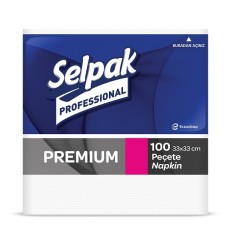 Selpak - Selpak Professional Peçete Beyaz 33x33 100lü