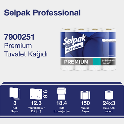 Selpak Professıonal Premium Tuvalet Kağıdı 24lü