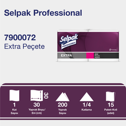 Selpak Professionel Extra Peçete 200′lü 30x30 - 2