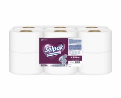 Selpak Tuvalet Kağıdı İçten Çekmeli 170m 12 li 