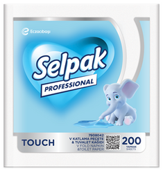 Selpak - Selpak Tuvalet Kağıdı Professional Touch 2in1 200 lü 24 lü paket 7908042
