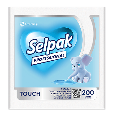 Selpak Tuvalet Kağıdı Professional Touch 2in1 200 lü 24 lü paket - 1