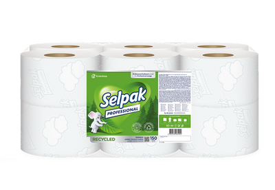 Selpak Tuvalet Kağıdı Profesyonel Recyled 150m 12 li  - 1