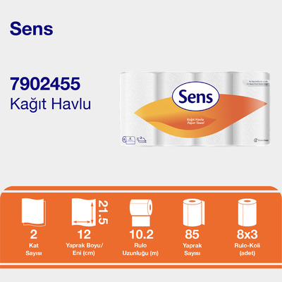 Sens Kağıt Havlu 8li