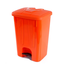 Şenyayla - Şenyayla Çöp Kovası Köşeli Pedallı 65 lt Turuncu 4260 Şenyayla - Şenyayla Çöp Kovası Köşeli Pedallı 65 lt Turuncu 4260