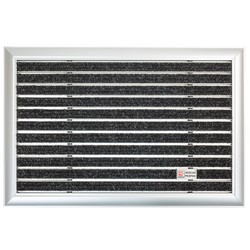 Sercan - Sermat Halı Fitilli Aliminyum Çerçeveli Paspas Siyah 40x60cm Sercan - Sermat Halı Fitilli Aliminyum Çerçeveli Paspas Siyah 40x60cm