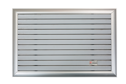 Sercan - Sermat Lastik Fitilli Aliminyum Çerçeveli Paspas Gri 40x60cm