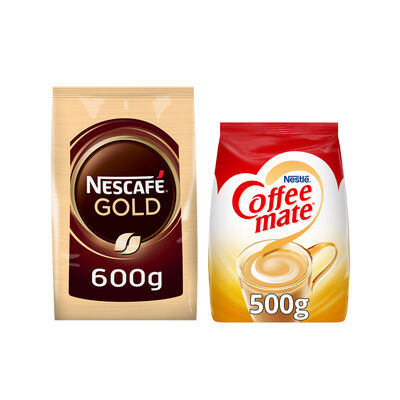 Set Nescafe Gold Kahve 600G + Nestle Coffee Mate 500 G