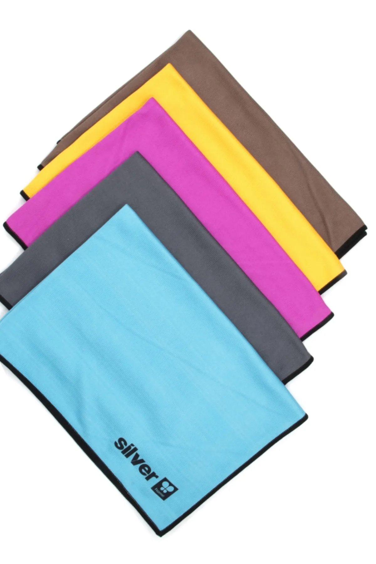 Silver - Silver Home Premium Parlak Cam Bezi 40x40 Turkuaz 300gsm