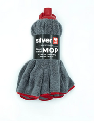 Silver Home Süper Emici Kurulama Mop 55x105 Gri 265gsm - Thumbnail