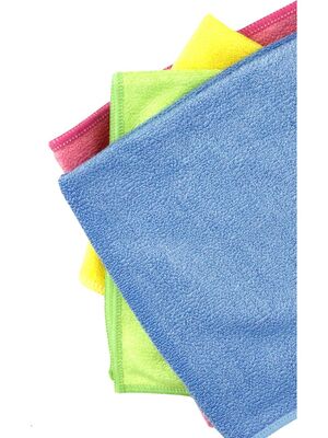 Silver Home Universal Parlak Doku Temizlik Bezi 40x40 Mavi 375 gsm