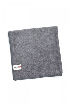 Silver Home Universal Parlak Doku Temizlik Bezi 50x70 Gri 375 gsm