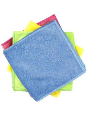 Silver Home Universal Parlak Doku Temizlik Bezi 50x70 Sarı 375 gsm