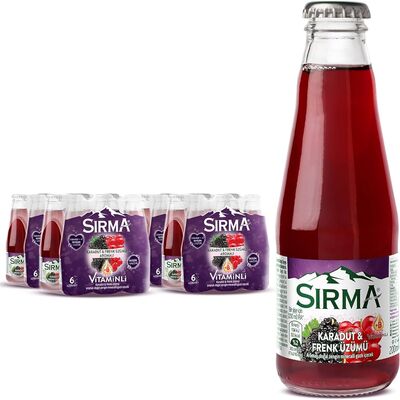 Sırma Soda Karadut Frenk Üzümü 200ml 24 lü