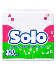 Solo - Solo Peçete 30x30cm 100lü Solo - Solo Peçete 30x30cm 100lü