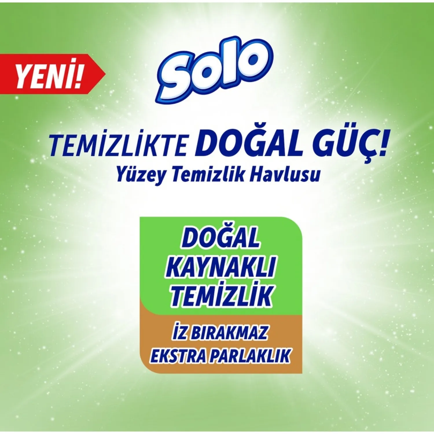 Solo Yüzey Temizlik Havlusu Doğal Güç Beyaz Sabun 100yp 7906894