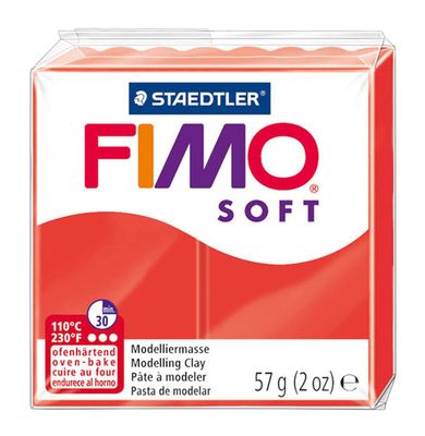 Staedtler Fimo Soft Modelleme Kili Kızıl 8020-24
