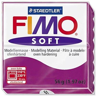 Staedtler Fimo Soft Modelleme Kili Mor 8020-61