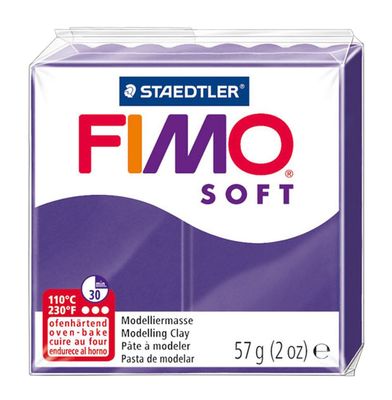 Staedtler Fimo Soft Modelleme Kili Mürdüm 8020-63