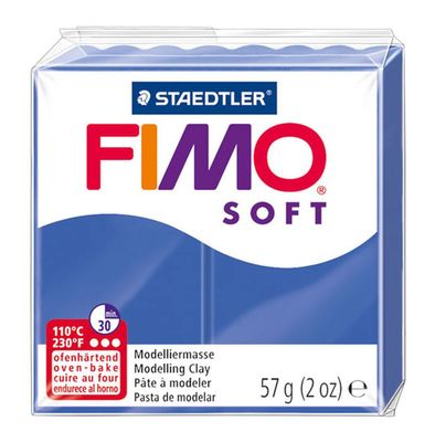 Staedtler Fimo Soft Modelleme Kili Parlak Mavi 8020-33