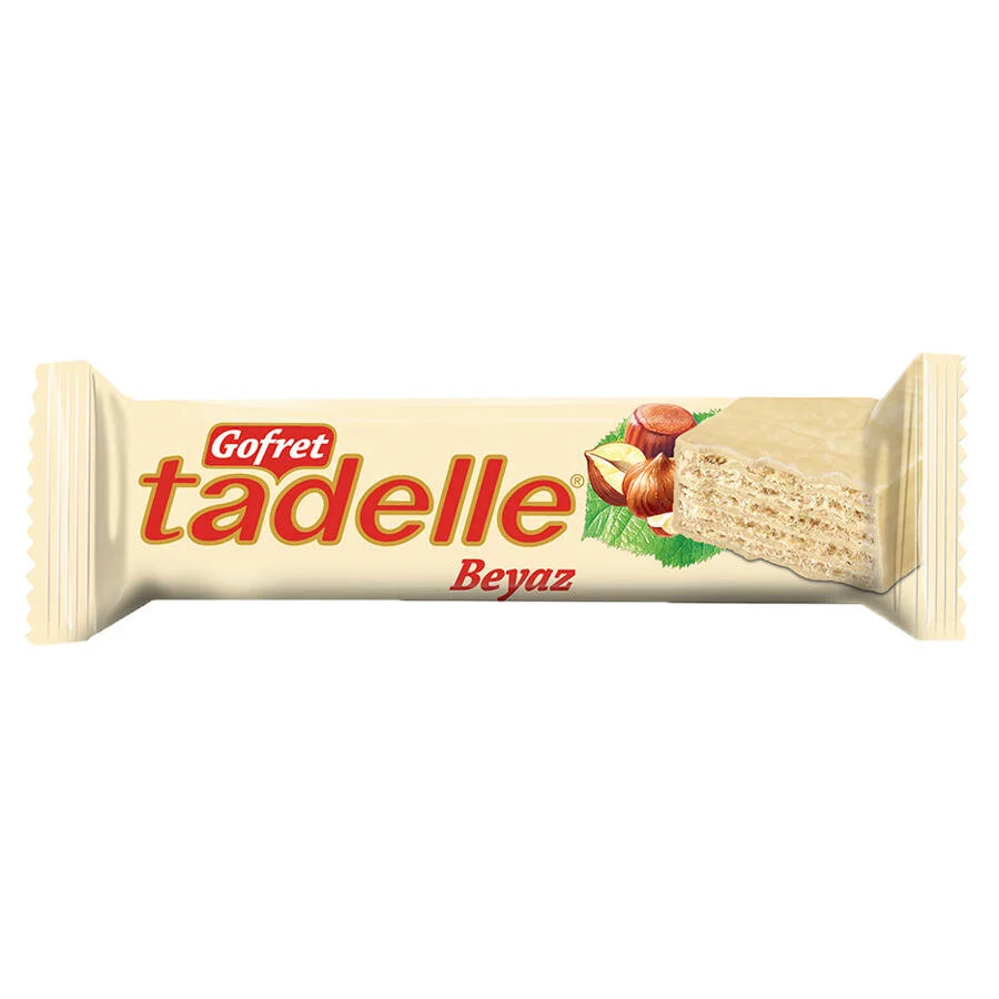 Tadelle Gofret Beyaz Çikolatalı 35gr 24 lü